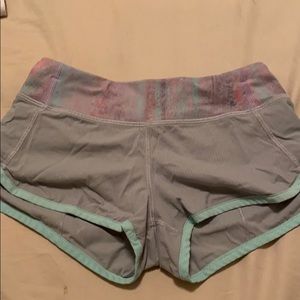 ivivva speedy shorts. pastel colours